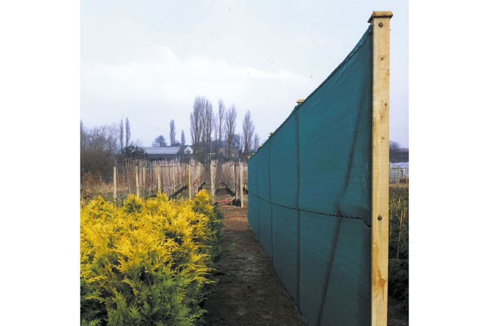 Windbreak in use