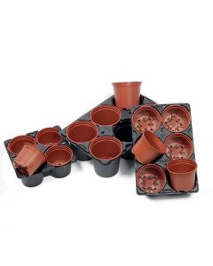 Aeroplas Round Pot Carry Trays - 6 cells - 1.5L Pots