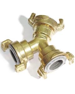 Brass 'Y' Piece - Snap Coupling