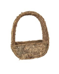 Whitewash Basket Planters - Large