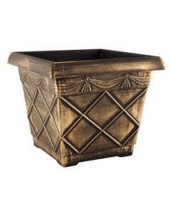 Florence Square Planter - Gold - 15L