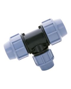 Branch Reducing Tee Fitting - 32mm x 25mm x 32mm