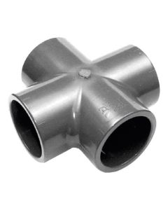 PVC Four Way Tee Cross Fitting