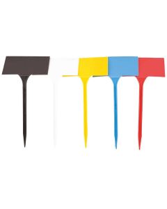 Angled 'T' Labels - Yellow - 380mm