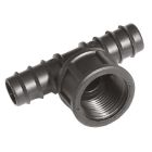 Barbed Female Tee Fitting - 20mm x ¾" x 20mm