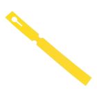 Vinyl Self-Tie Label (Loop Lock) - Yellow