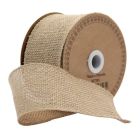 Natural Hessian Ribbon - 50mm x 9.1m